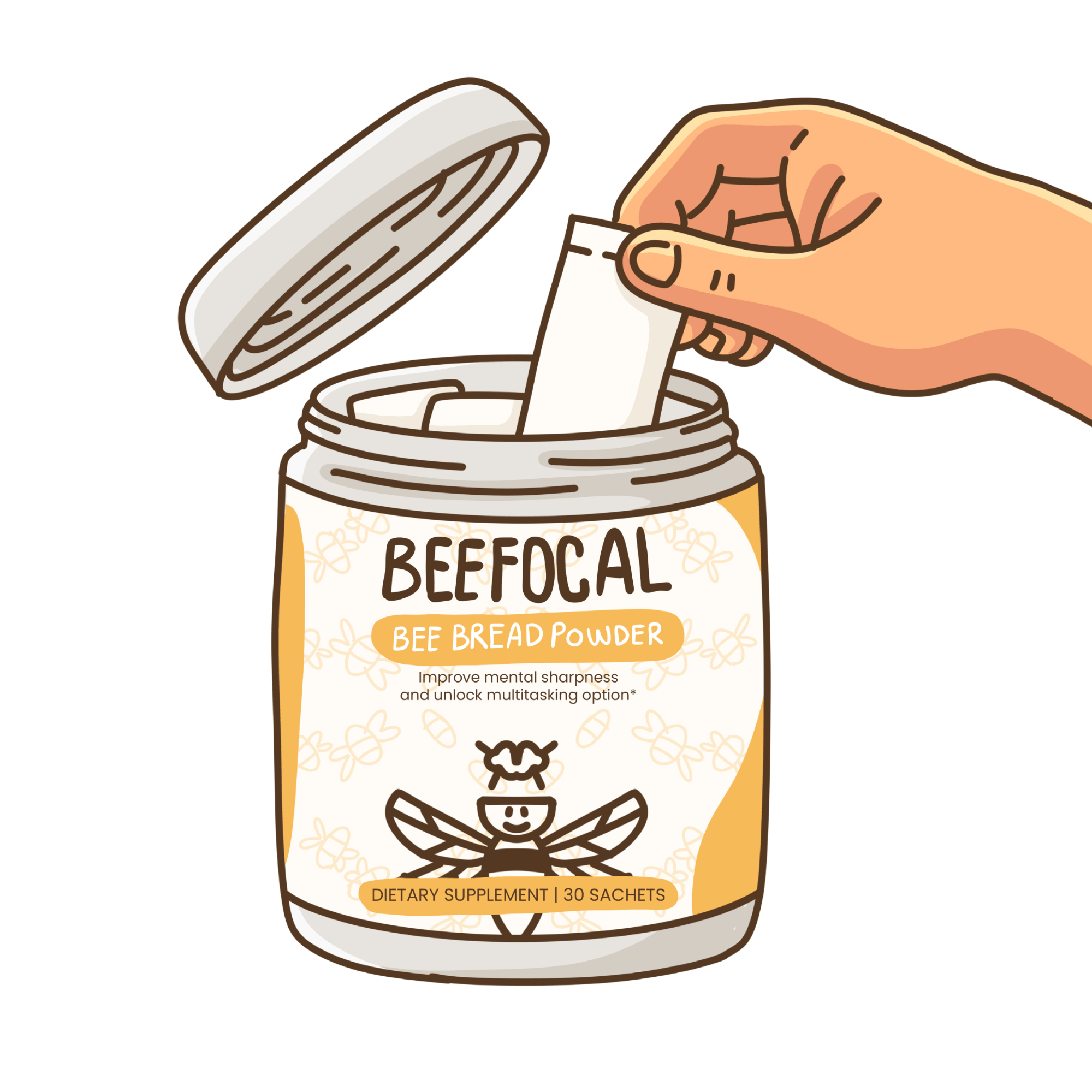 1 sachet for Beefocal for your ADHD