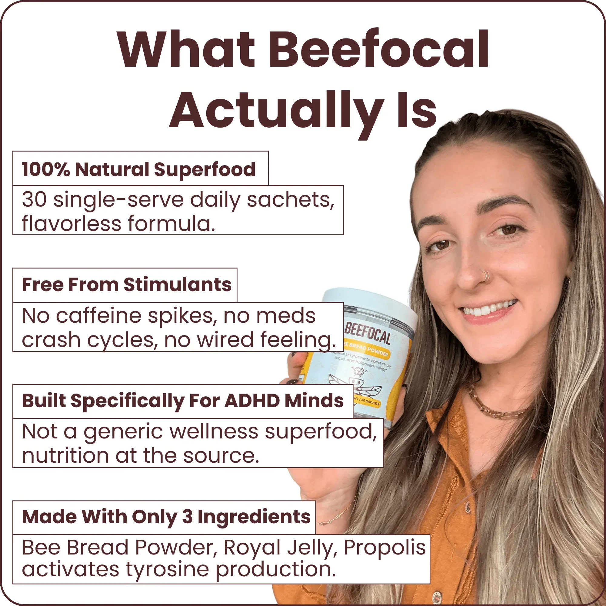 Natural ADHD Support, No Long Prescription Process - Beefocal