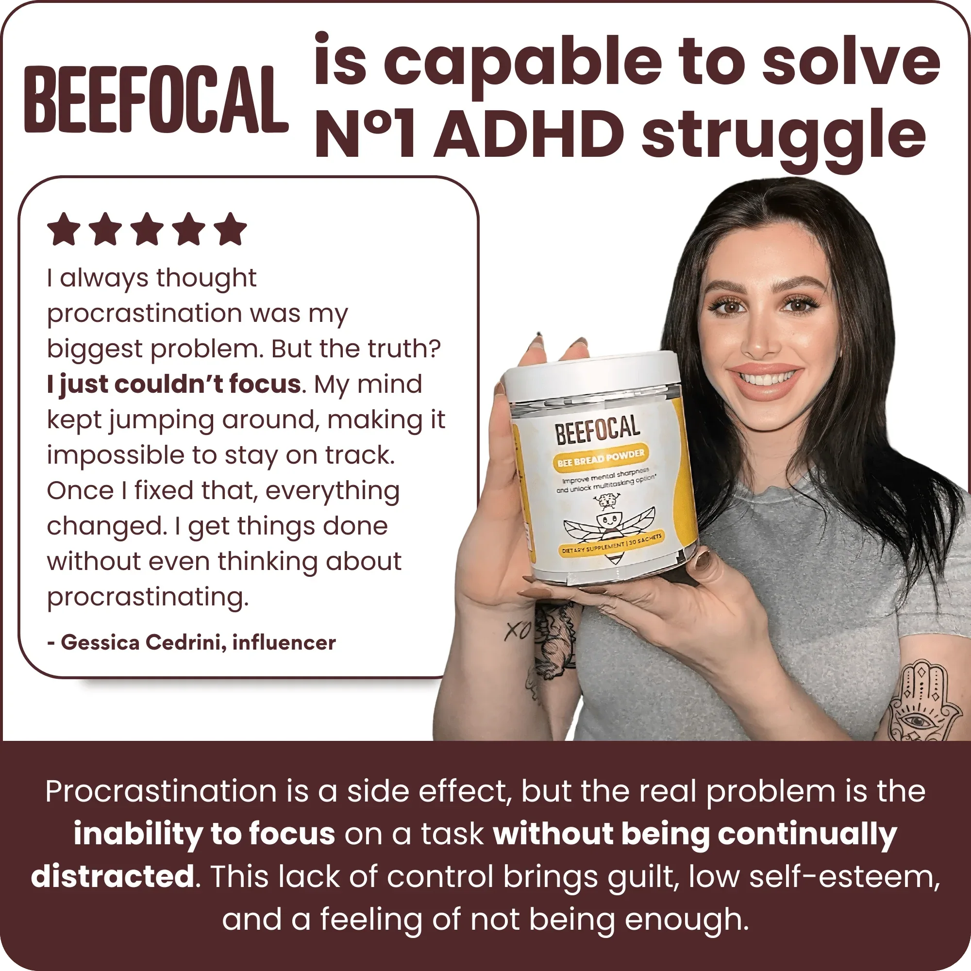 Natural ADHD Support, No Long Prescription Process - Beefocal