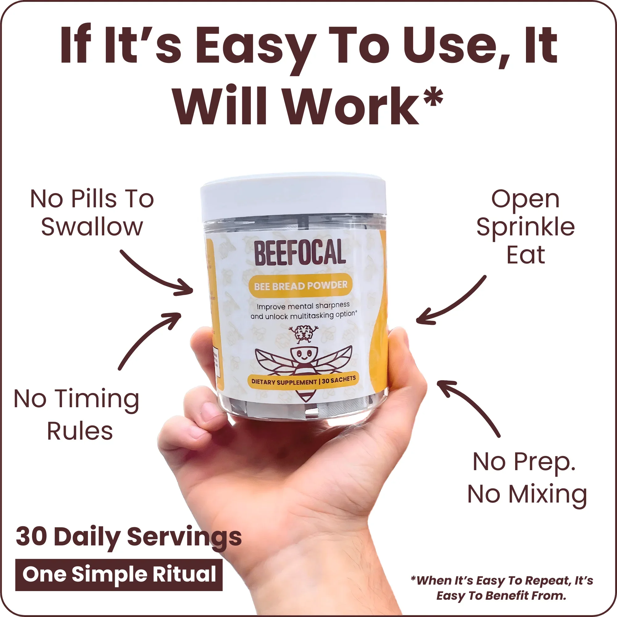 Natural ADHD Support, No Long Prescription Process - Beefocal